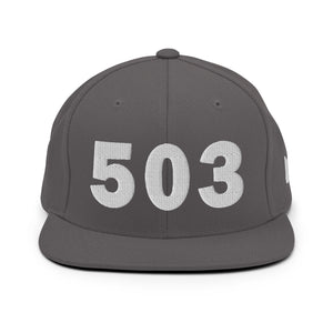 503 Area Code Snapback Hat