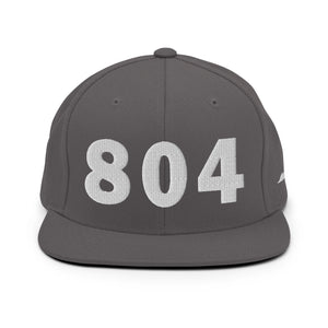 804 Area Code Snapback Hat