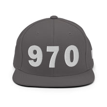 Load image into Gallery viewer, 970 Area Code Snapback Hat