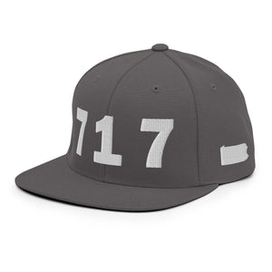 717 Area Code Snapback Hat