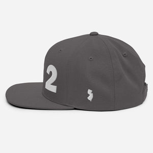 732 Area Code Snapback Hat