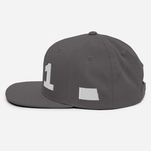 Load image into Gallery viewer, 701 Area Code Snapback Hat