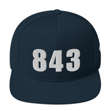 Load image into Gallery viewer, 843 Area Code Snapback Hat