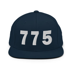 775 Area Code Snapback Hat