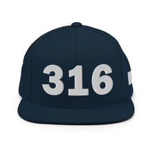 Load image into Gallery viewer, 316 Area Code Snapback Hat