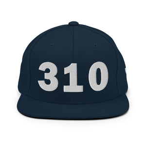 310 Area Code Snapback Hat