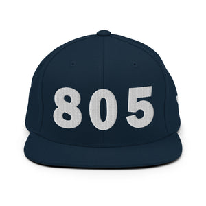 805 Area Code Snapback Hat