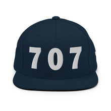 Load image into Gallery viewer, 707 Area Code Snapback Hat