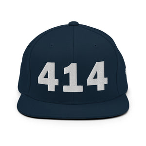 414 Area Code Snapback Hat