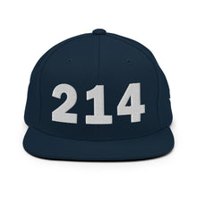 Load image into Gallery viewer, 214 Area Code Snapback Hat