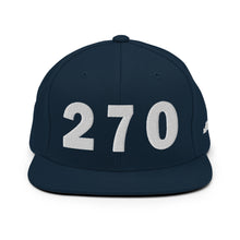 Load image into Gallery viewer, 270 Area Code Snapback Hat