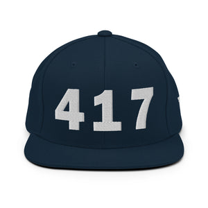 417 Area Code Snapback Hat