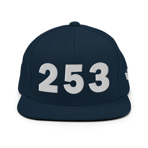 253 Area Code Snapback Hat