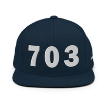 Load image into Gallery viewer, 703 Area Code Snapback Hat