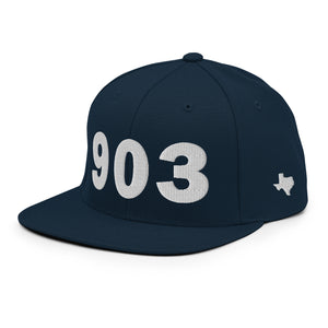 903 Area Code Snapback Hat