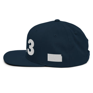 913 Area Code Snapback Hat