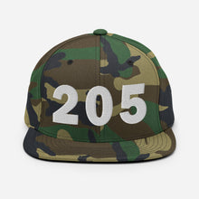 Load image into Gallery viewer, 205 Area Code Snapback Hat