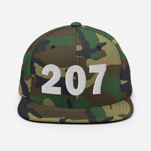 Load image into Gallery viewer, 207 Area Code Snapback Hat