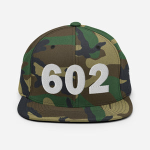 602 Area Code Snapback Hat