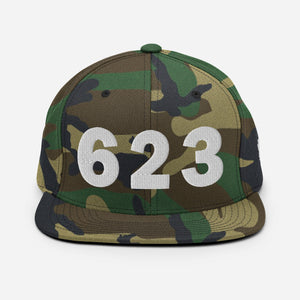 623 Area Code Snapback Hat