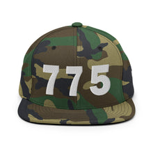 Load image into Gallery viewer, 775 Area Code Snapback Hat