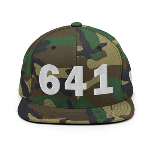 641 Area Code Snapback Hat
