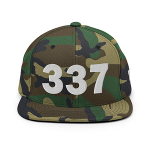 337 Area Code Snapback Hat