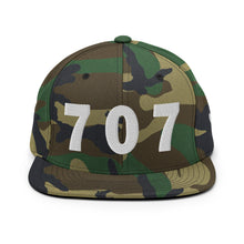 Load image into Gallery viewer, 707 Area Code Snapback Hat