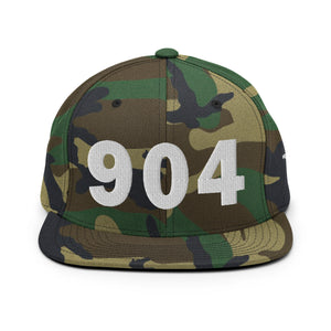 904 Area Code Snapback Hat