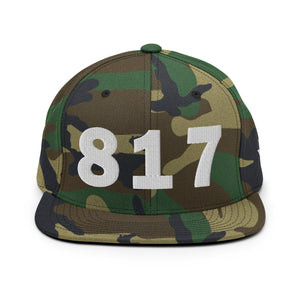 817 Area Code Snapback Hat