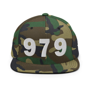 979 Area Code Snapback Hat