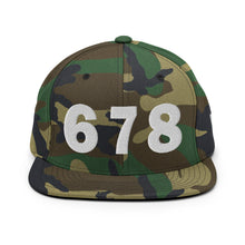 Load image into Gallery viewer, 678 Area Code Snapback Hat