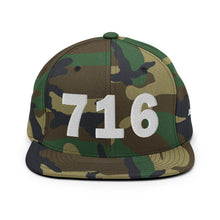 Load image into Gallery viewer, 716 Area Code Snapback Hat