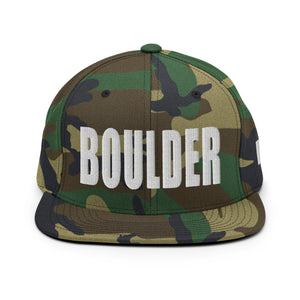 Boulder Colorado Snapback Hat
