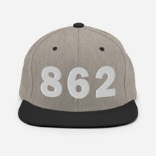 Load image into Gallery viewer, 862 Area Code Snapback Hat
