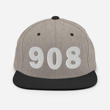 Load image into Gallery viewer, 908 Area Code Snapback Hat