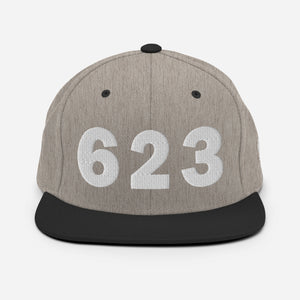 623 Area Code Snapback Hat