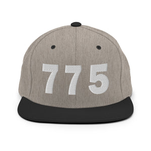 775 Area Code Snapback Hat