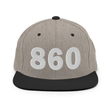 Load image into Gallery viewer, 860 Area Code Snapback Hat