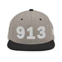 Load image into Gallery viewer, 913 Area Code Snapback Hat