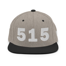 Load image into Gallery viewer, 515 Area Code Snapback Hat