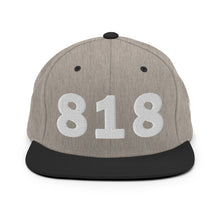 Load image into Gallery viewer, 818 Area Code Snapback Hat