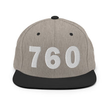 Load image into Gallery viewer, 760 Area Code Snapback Hat