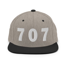 Load image into Gallery viewer, 707 Area Code Snapback Hat