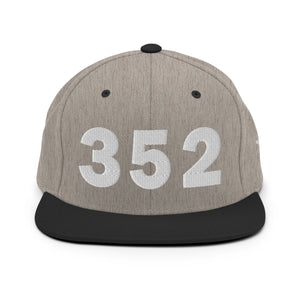 352 Area Code Snapback Hat
