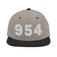 Load image into Gallery viewer, 954 Area Code Snapback Hat