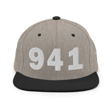 Load image into Gallery viewer, 941 Area Code Snapback Hat