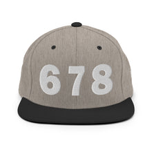 Load image into Gallery viewer, 678 Area Code Snapback Hat