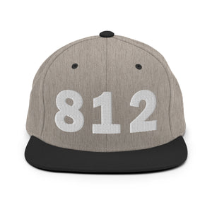 812 Area Code Snapback Hat