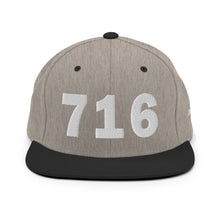 Load image into Gallery viewer, 716 Area Code Snapback Hat